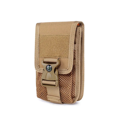 Tactical Double-layer Phone Pouch Hunting Camouflage Molle Bags Outdoor Hunting Molle Fanny Bag Waist Bag Outdoor Sport Bag