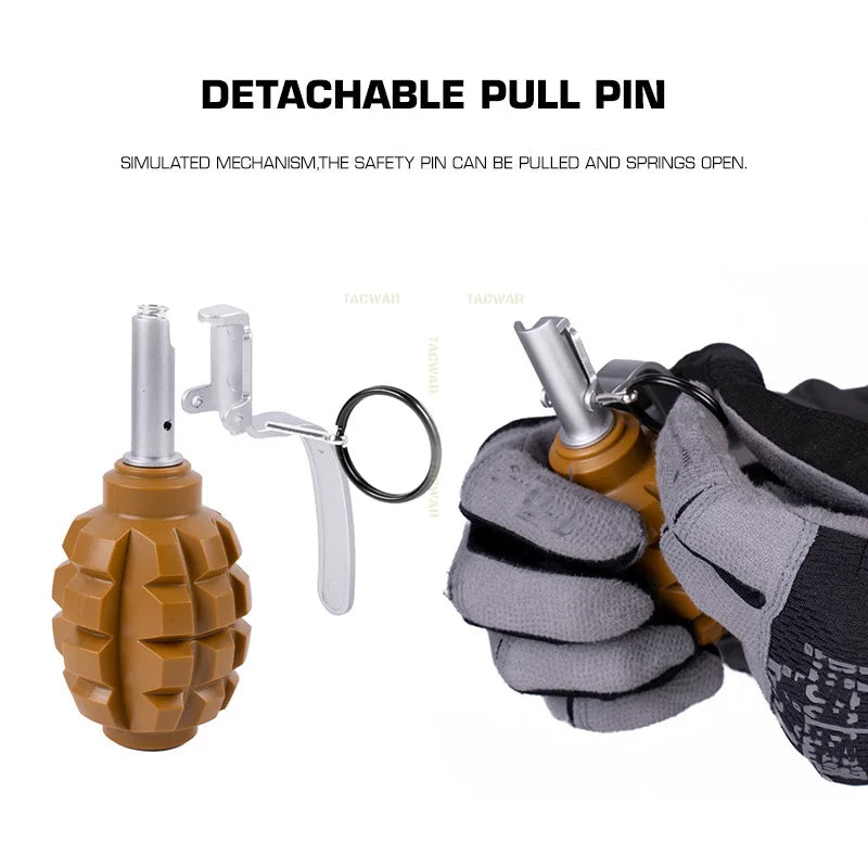 Dummy F1 Plastics Model No Function, ABS Storage Collection Cans for Airsoft Tactical Movie Props Decorations