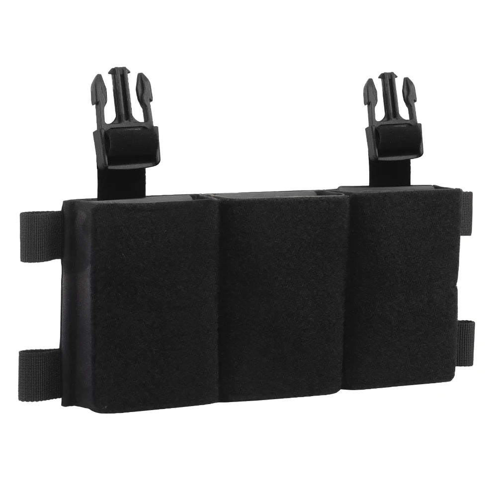 Tactical Triple 556/762 Magazine Pouch Dual Placard SR AR SCAR G3 AK M4 Mag Bag LV119 HSP Vest Plate Carrier Airsoft Accessories