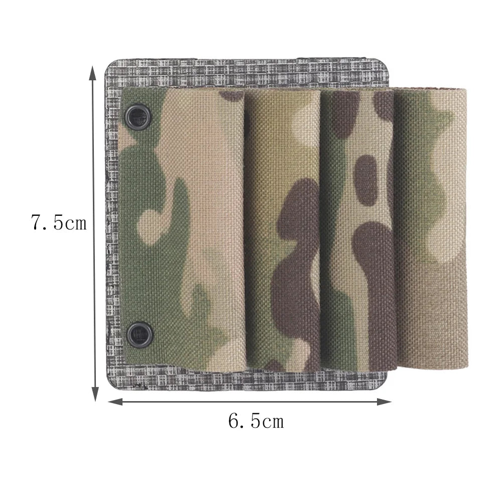 Outdoor Camping Survival Glow Stick Storage Holder Pouch Hunting Vest Plate Carrier Glow-in-the-Dark Stick Molle Bag