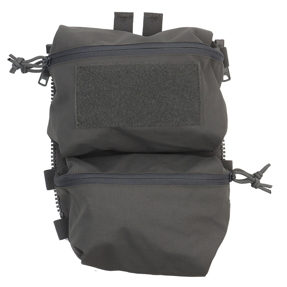 POSEIDON DEFENSE Back Panel Modular Expand Storage Backpack Rucksack Knapsack Double Bag Compatible With FC V5 PC Vest
