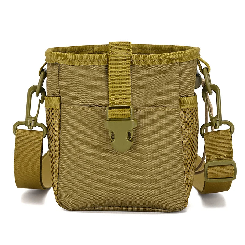 Tactical Magazine Dump Pouch Molle Drawstring Utility Belt Fanny Hip Holster Bag Outdoor Recovery Ammo Pouch Should Waist Bag