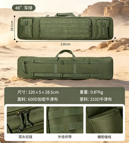 #Hot Tactical Rifle Bag 120cm/90cm Gun Carrying Case Hunting Gun Bag Rifle Case Shotguns Transport Backpack with Pistol Holster
