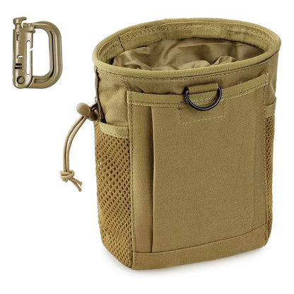 Molle Dump Pouch,Hunting Magazine Recovery Pouch Drastring Ammo Bag Belt Waist Fanny Pack Adjustable Holster Bag