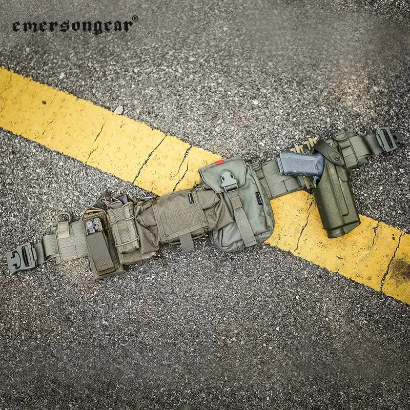 Emersongear Battle Belts Combat Hunting Molle Padded Patrol Heavy Duty Waist Strap Hiking Outdoor Camping Waistband