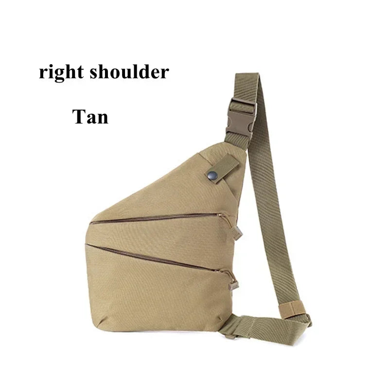 Concealed Carry Tactical Storage Gun Bag Multifunctional  Holster Pocket Men's Anti-theft Hunting Shoulder Chest Bag