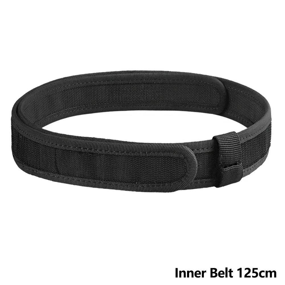 1Pc Tactical Waist Belt Magic Training Belt Thickened and Hardened Outer Waistband Belt for Men and Women Outdoor Sports