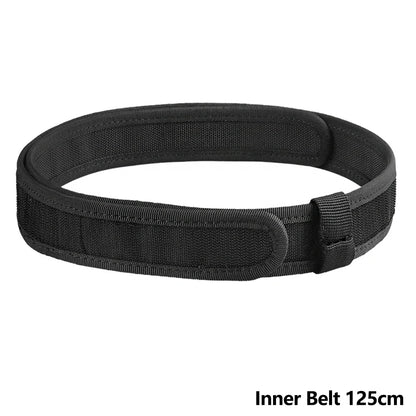 1Pc Tactical Waist Belt Magic Training Belt Thickened and Hardened Outer Waistband Belt for Men and Women Outdoor Sports