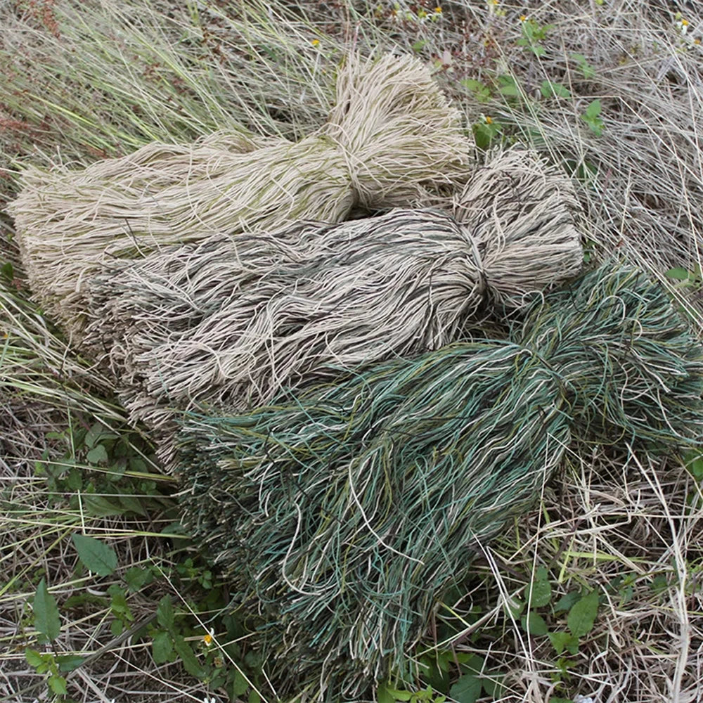 Tactical Camouflage Burlap Yarns DIY Hunting Camouflage Suit Ghillie Suit Repairing Special Yarn Synthetic Thread