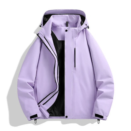 CHRLCK Unisex Hiking 3IN1 Jacket Waterproof Camping Trekking Fishing Oilproof Jackets Outdoor Sport Windbreaker Autumn Winter