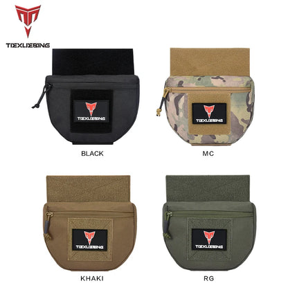 Tactical Molle Chest Rig Drop Dump Pouch Bag For CRM CRX Vest Armor Carrier Storage Hunting Accessories Chest Pouch Lower Belly