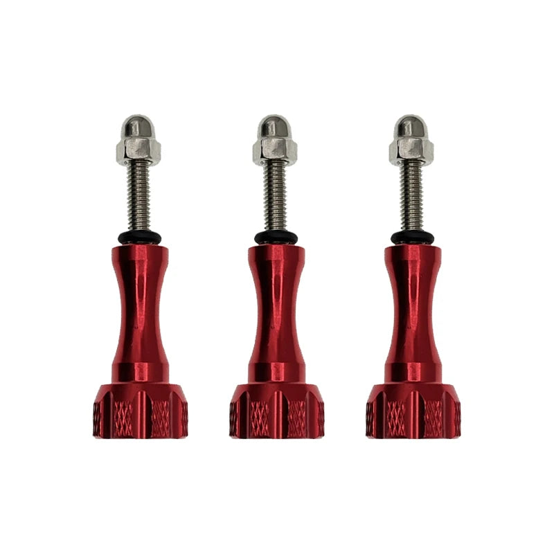Aluminum Bolt Nut Thumb 1/4 Screws Mount for GoPro 13 12 11 10 9 8 DJI Osmo Action 5 6 Pro 4 Insta360 X6 X5 X4 Camera Accessory