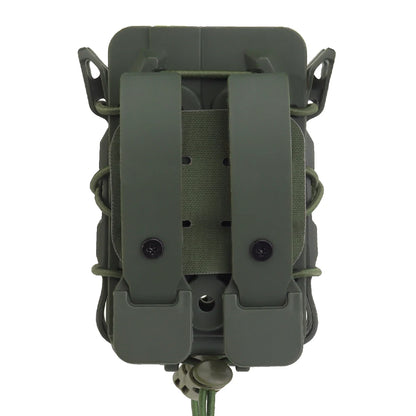 All Terrain Double Rifle Magazine Pouch M4 AR 5.56 AK 7.62 Mag Holster Carrier Cartridge Holder for Molle Vest Belt