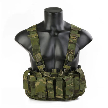Emersongear For MF Style Tactical Chest Rig 556 762 UW Gen IV Hunting Vest Harness Split Front Carrier Camping Hiking EM7329