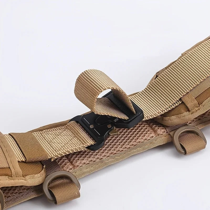 MOLLE Adjustable Tactical Waistbelt Quick Release Durable for Cs TrainingStylish Unisex Design Perfect for All Weather Combat