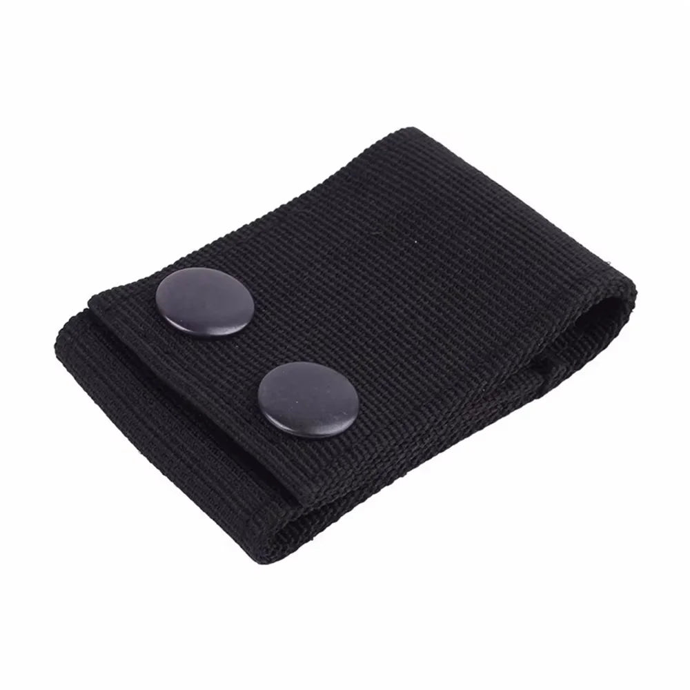 Tactical Handcuff Strap Holder Case Heavy Duty Nylon Double Snap Slide-On fits 2" Duty Belts, Hunting Handcuff Holster