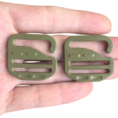 2pcs G Hook For Tactical FCPC Strap Airsoft Vest DON/DOFF Kangaroo MAG Pouch Connector Modular Attachment Point Accessories
