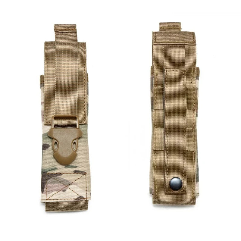 Outdoor Flashlight Bag Multifunctional MOLLE Nylon Waist Pack Belt Bag Pocket Hunting Backpack Accessories