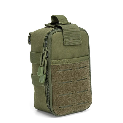 Tactical MOLLE First Aid Pouch 600D Nylon Water Resistant EDC Medical Bag Organizer for Outdoor Hunting Hiking Camping
