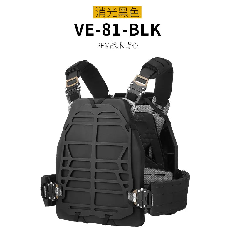 Modular PFM Perforated Lightweight Tactical Vest with Cooling Inner Lining for Outdoor Training