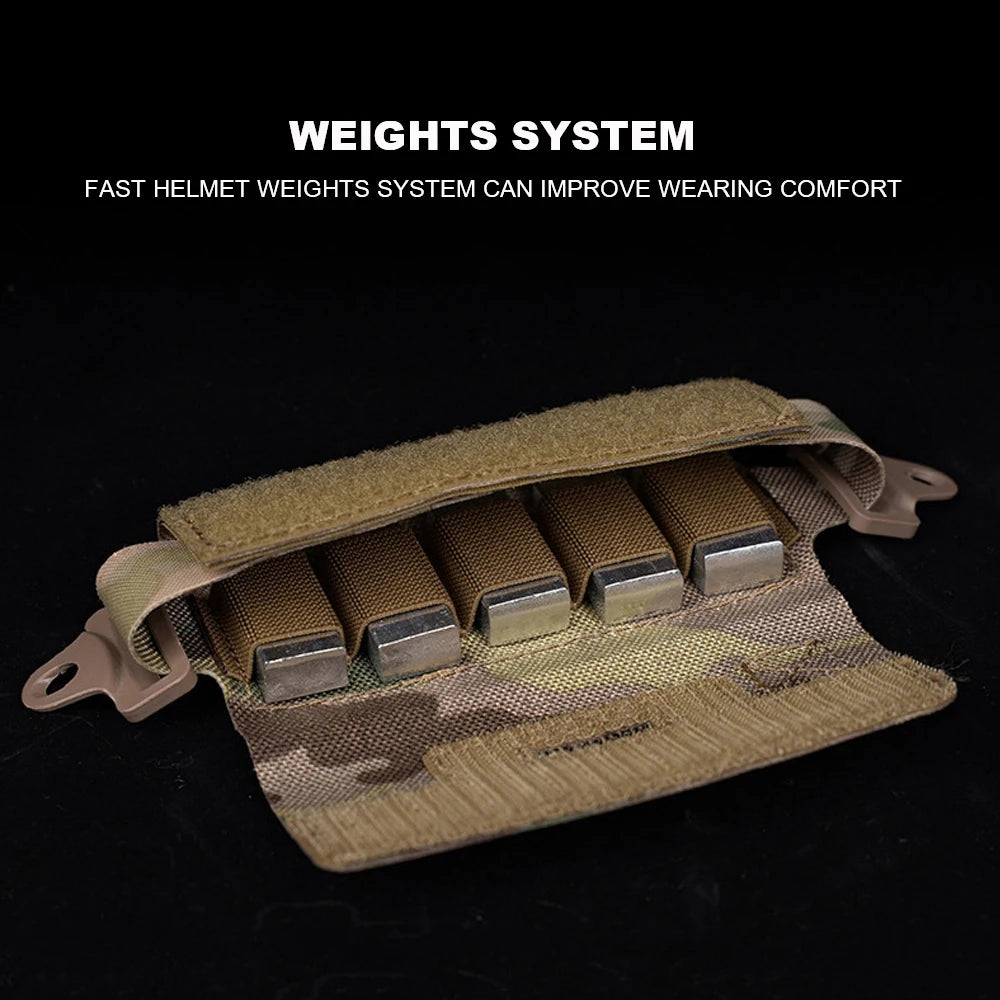 FAST Helmet Counterbalance Weight Bag NVG Counterweight Pouch for OPS-Core/Crye/MICH/Team Wendy Helmet Accessory