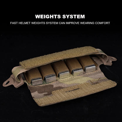 FAST Helmet Counterbalance Weight Bag NVG Counterweight Pouch for OPS-Core/Crye/MICH/Team Wendy Helmet Accessory