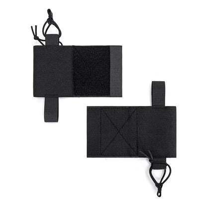 Tactical Elastic Radio Holder Wingman Pouch Storage Shock Cord Retension Hunting Vest Accessories