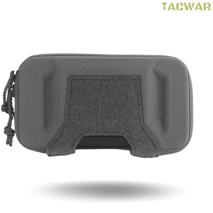 Tactical Universal Phone Pouch with Rigid Protective Shell,  MOLLE Chest‑Mount Phone Holder for Plate Carrier Chest Rig