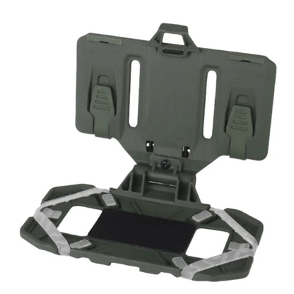 Ultralight MOLLE Navigation Panel - Foldable Front Mount for Maps & Smartphones (Field-Ready)