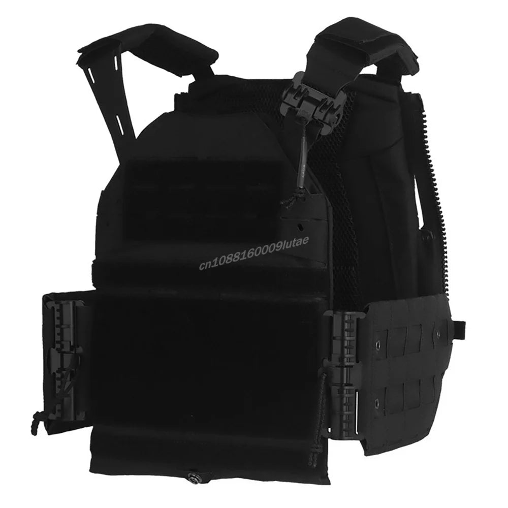 LV120 Tactical Plate Carrier Adjustable Vest Modular MOLLE Armor Carrier Quick Release Hunting Airsoft Training Gear SS Style