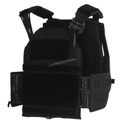 LV120 Tactical Plate Carrier Adjustable Vest Modular MOLLE Armor Carrier Quick Release Hunting Airsoft Training Gear SS Style