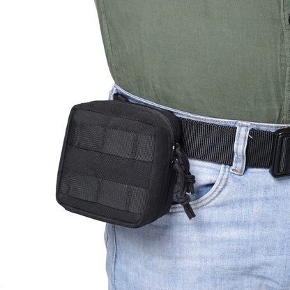 Fwoyonze Tactical Mini Multi-purpose MOLLE EDC Tool Pouch Knife Compass Flashlight Card Storage Bag Camping Micro Waist Bag