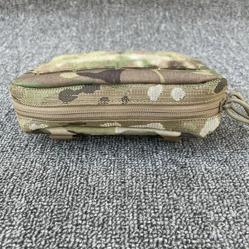 Multicam Map Pouch Tactical EDC Molle Bag Equipment Hunting Multi-function Utility Chest Sundry Waist Bag