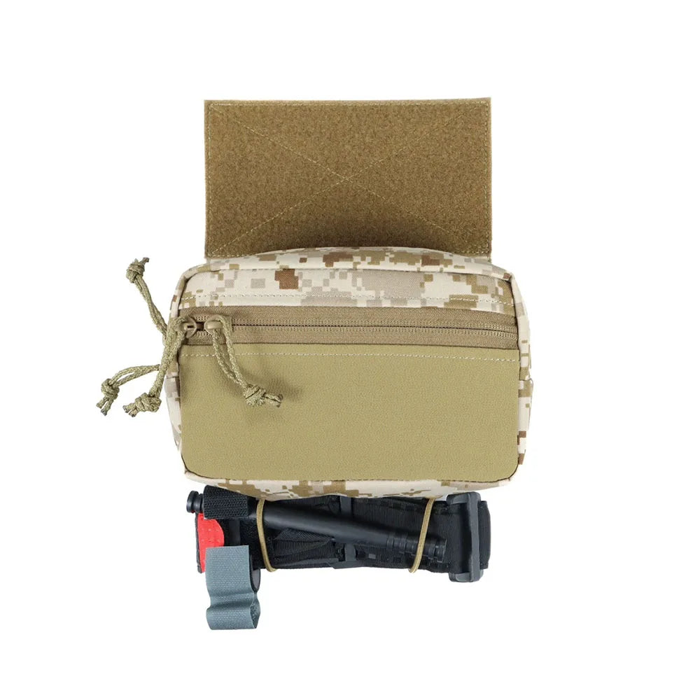 Hunting Tactical MK3 Chest Rig Sub Abdominal Pouch Drop Pouch Bag for MK3 FCSK JPC Tactical Vest