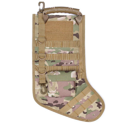 Tactical Molle Christmas Stocking Bag EDC Christmas Stocking Pendant Multi-Functional Tool Storage Bag Sports Hunting Accessory