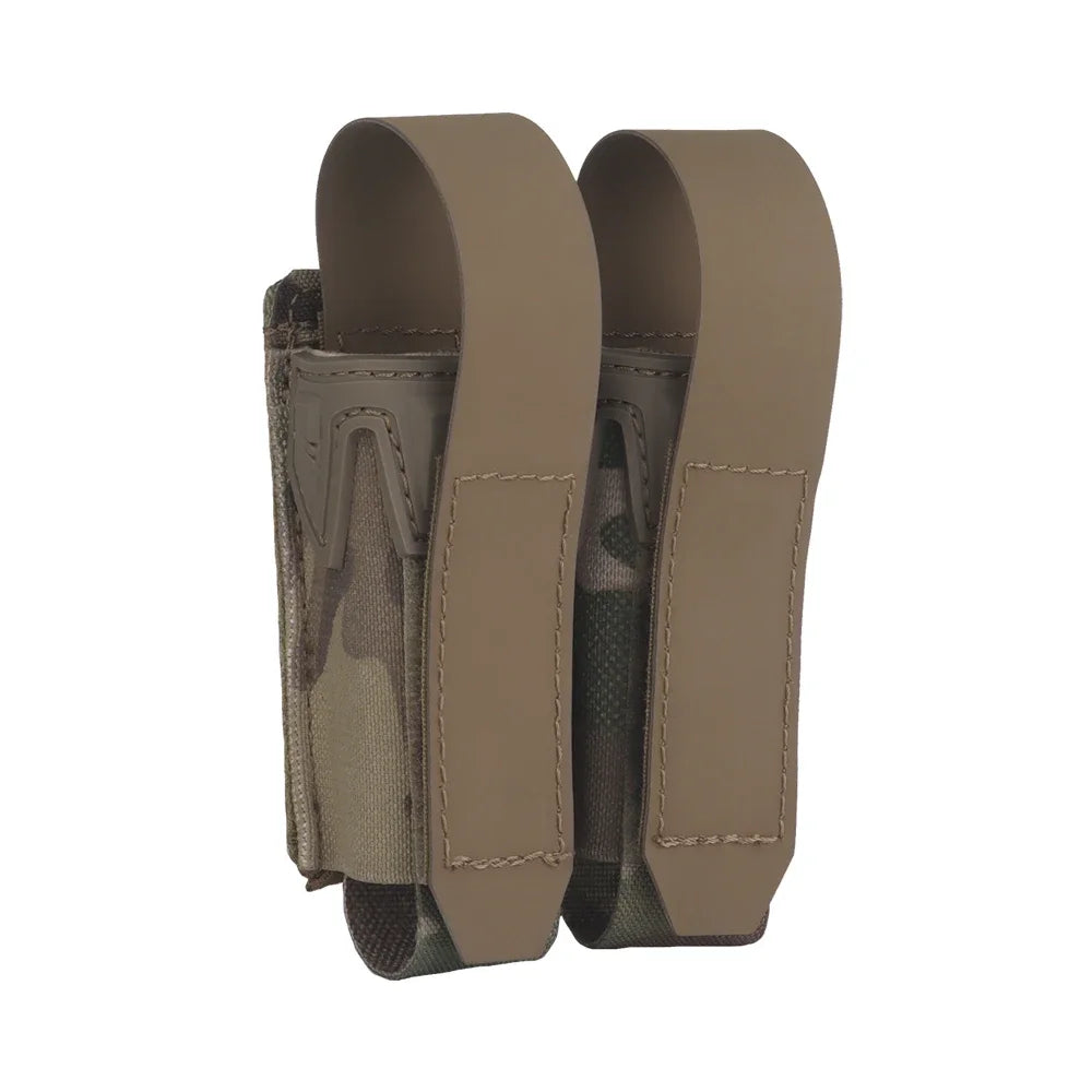 MOLLE Quick Release Waist Belt Accessories 9mm Dual Magazine Pouch for Hunting Vest