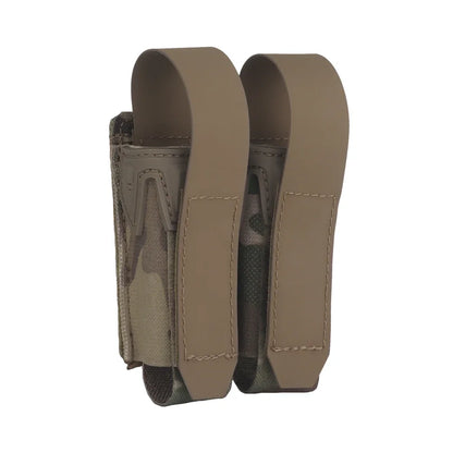 MOLLE Quick Release Waist Belt Accessories 9mm Dual Magazine Pouch for Hunting Vest