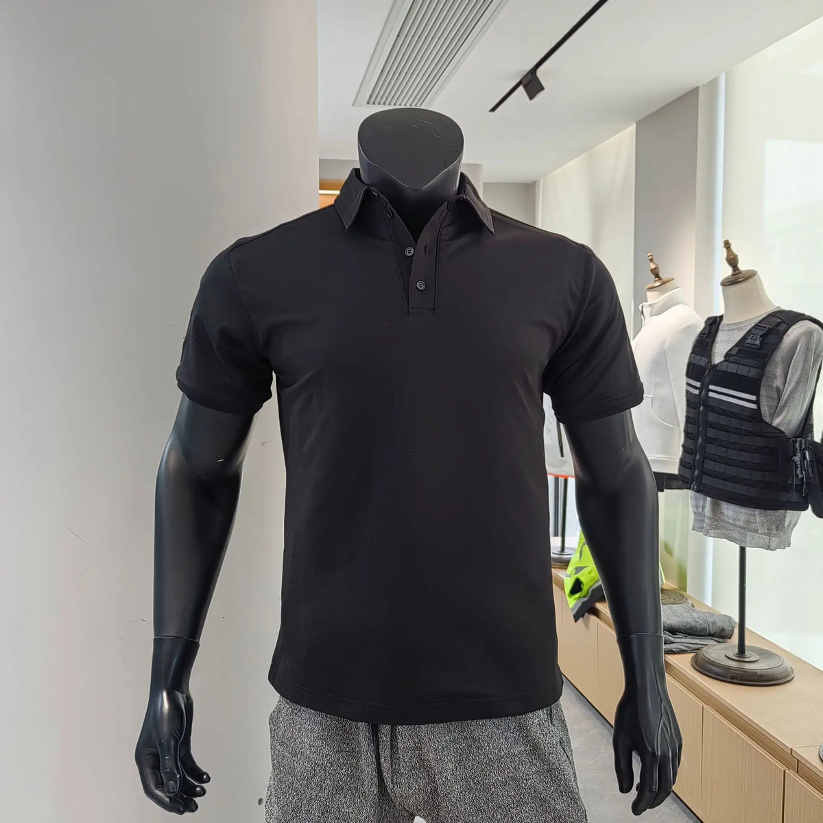 SGS Level 5 Self-defense Soft Stab-proof Business Polo Shirt Concealable Anti-striking Tactical Survival Protection