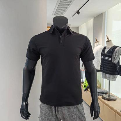 SGS Level 5 Self-defense Soft Stab-proof Business Polo Shirt Concealable Anti-striking Tactical Survival Protection