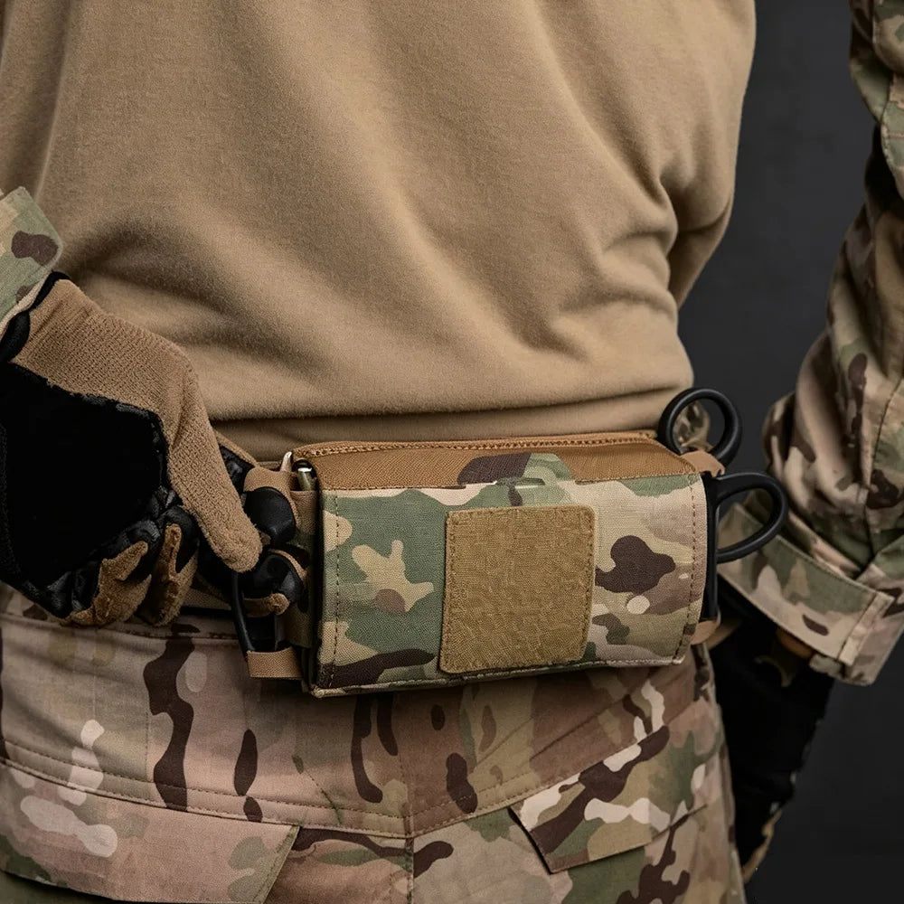 Tactical IFAK Medical Pouch MOLLE First Aid Bag Quick Access Trauma Kit Holder for Vest Belt Airsoft Outdoor Emergency  Gear