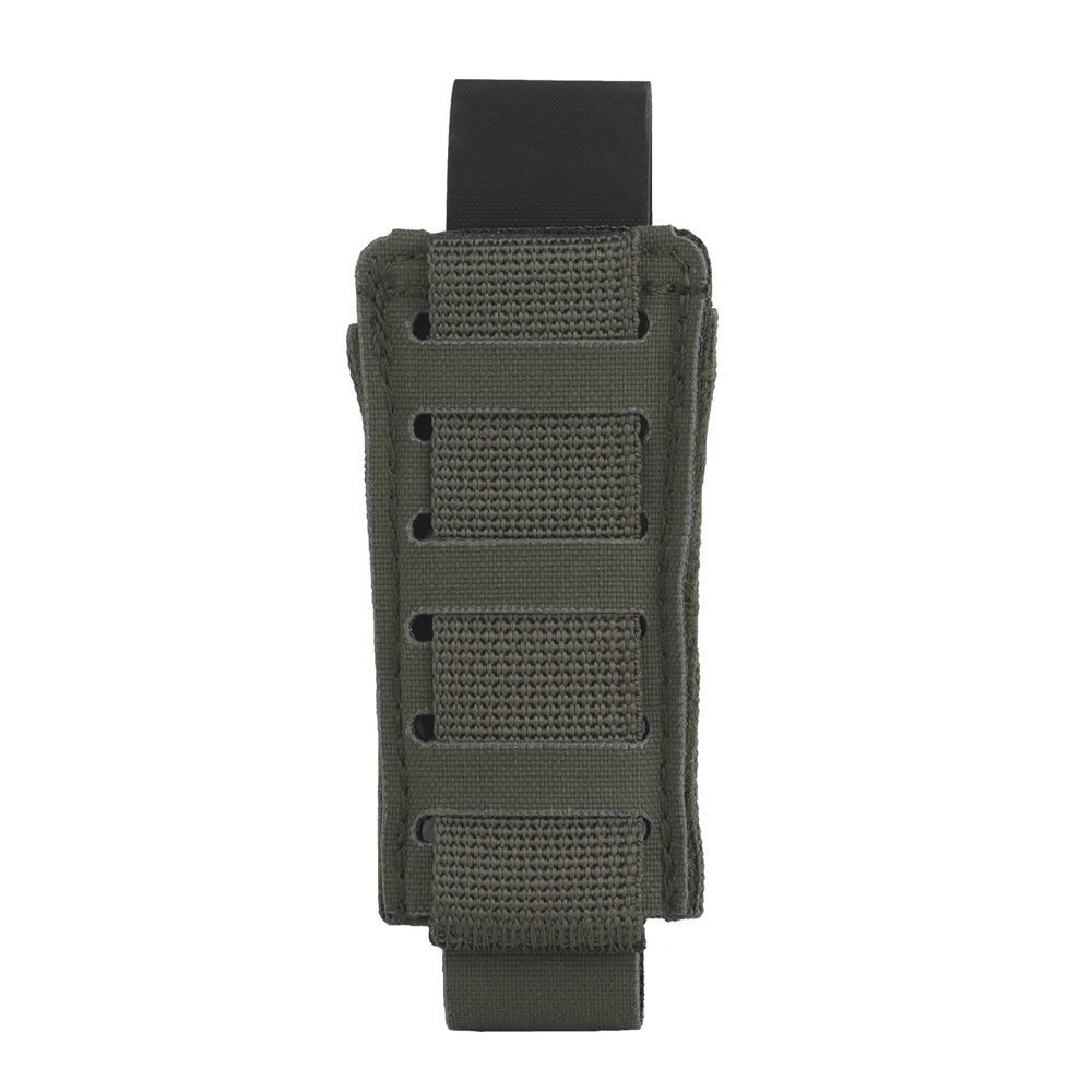 MOLLE Clip K Type 9MM Mag Pack Elastic Fixation 9MM Single Mag Pouch for Hunting Accessories