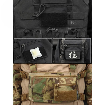 Tactical Micro Candy Pouch S M L With Hook&Loop MK3 MK4 Vest Chest Rig Camouflage Portable Storage Nylon Hunting Accessories