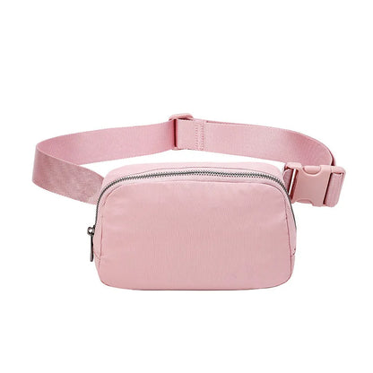 New Sports Waist Packs Nylon Waterproof Chest Bag Outdoor Sports Running Phone Pouch Versatile Crossbody Bag for Men and Women
