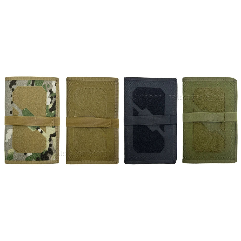 Tactical Patch Display Portable Foldable Portable Patch Board Panel Holder Hook and Loop Storage Booklet Organizer
