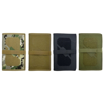 Tactical Patch Display Portable Foldable Portable Patch Board Panel Holder Hook and Loop Storage Booklet Organizer