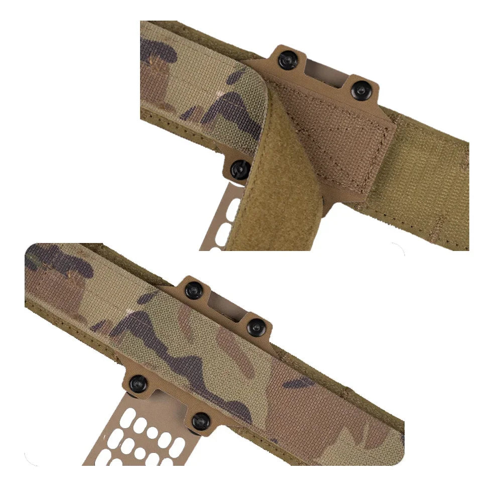 MHA Adapter Bridge Hook and Loop Modular Holster Adapter Mounting For Panel Two-piece Battle Belt Hunting Accessories