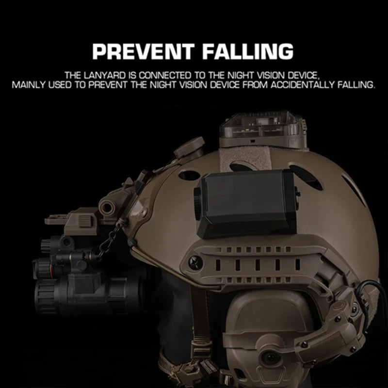 VAS NVG Base Lanyard Helmet Shroud Safety Lanyard Universal NVG Mount Anti Drop Strap Outdoor Night Gear