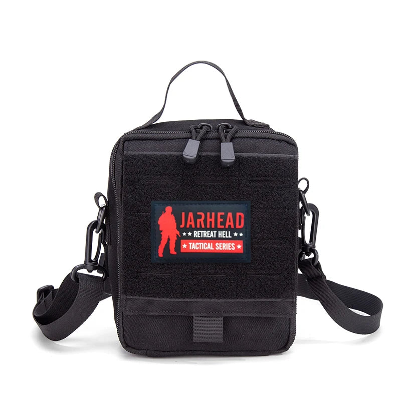 Outdoor Molle Pouch Tactical Admin Pouch Shoulder Bag Edc Tool Organizer Zippered Utility Handbag First Aid Pouch Sport Bag﻿