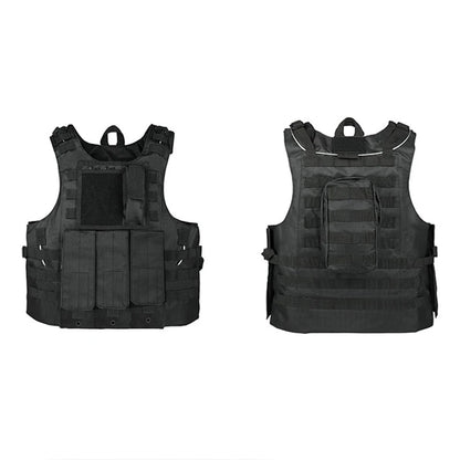 YAKEDA Molle Airsoft Vest Tactical Vest Plate Carrier Fishing Hunting Paintball Vest Armor Vest