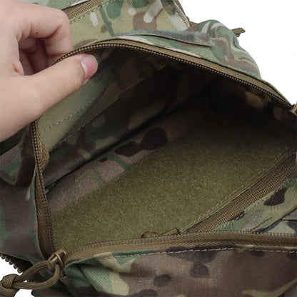 Ferro Style FCPC V5 Back Panel Double Bag General Purpose Pockets Vest Plate Carrier Accessories Sundries Pouch Airsoft